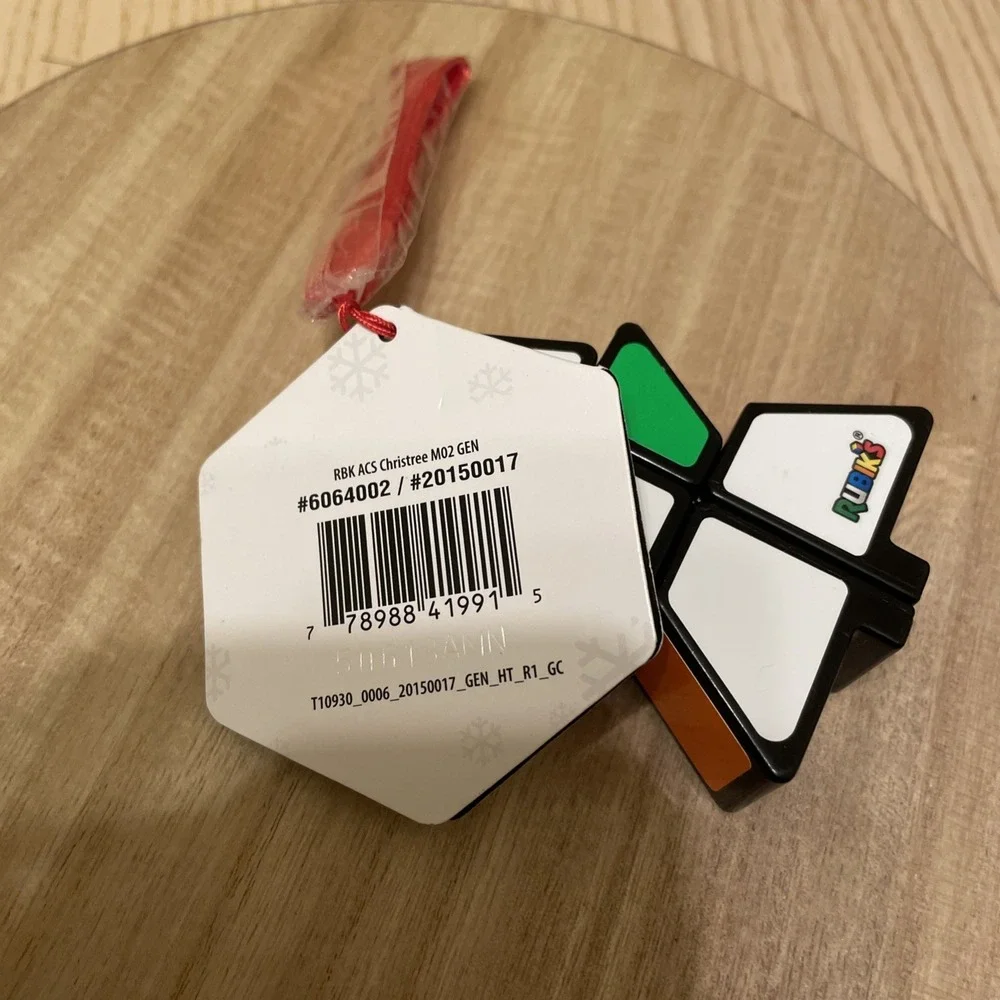 RUBIK'S CUBE: Holiday Christmas TREE, Brain Teaser Twist Puzzle, New w Tag